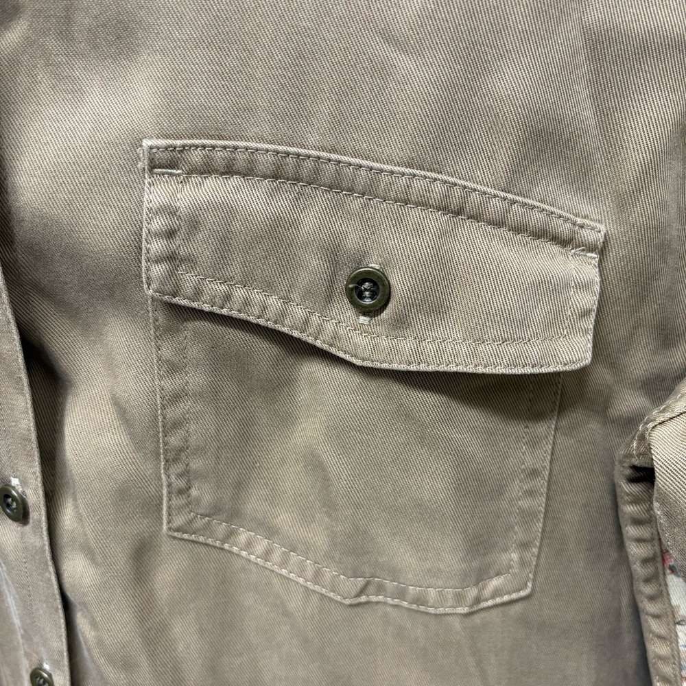 John Mark Patchwork Embroidered Back Button Down … - image 4